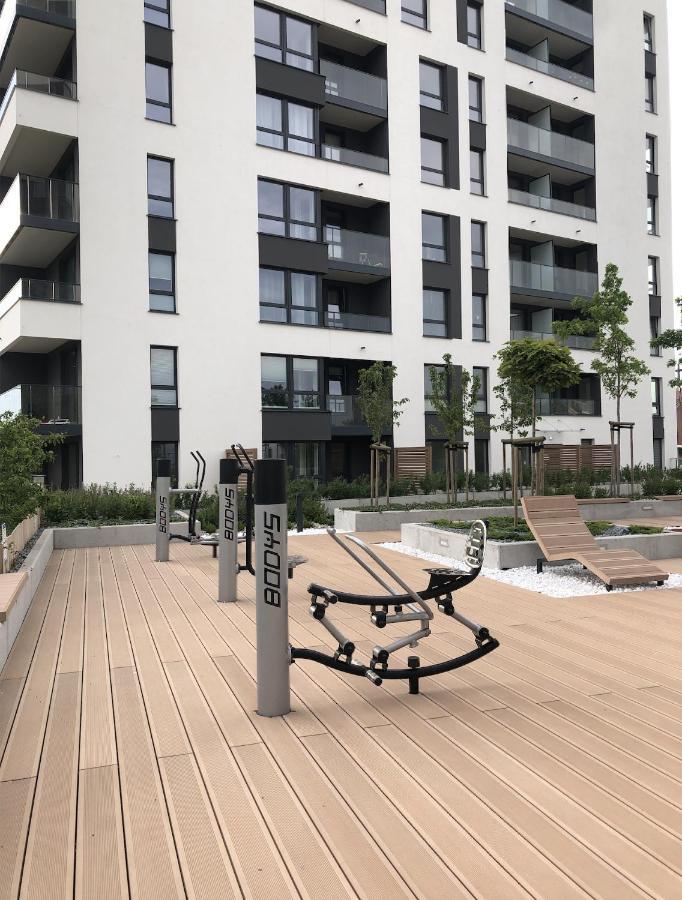 غدانسك Baltic Premium Apartment Z Klimatyzacja Zaspa Vvita المظهر الخارجي الصورة