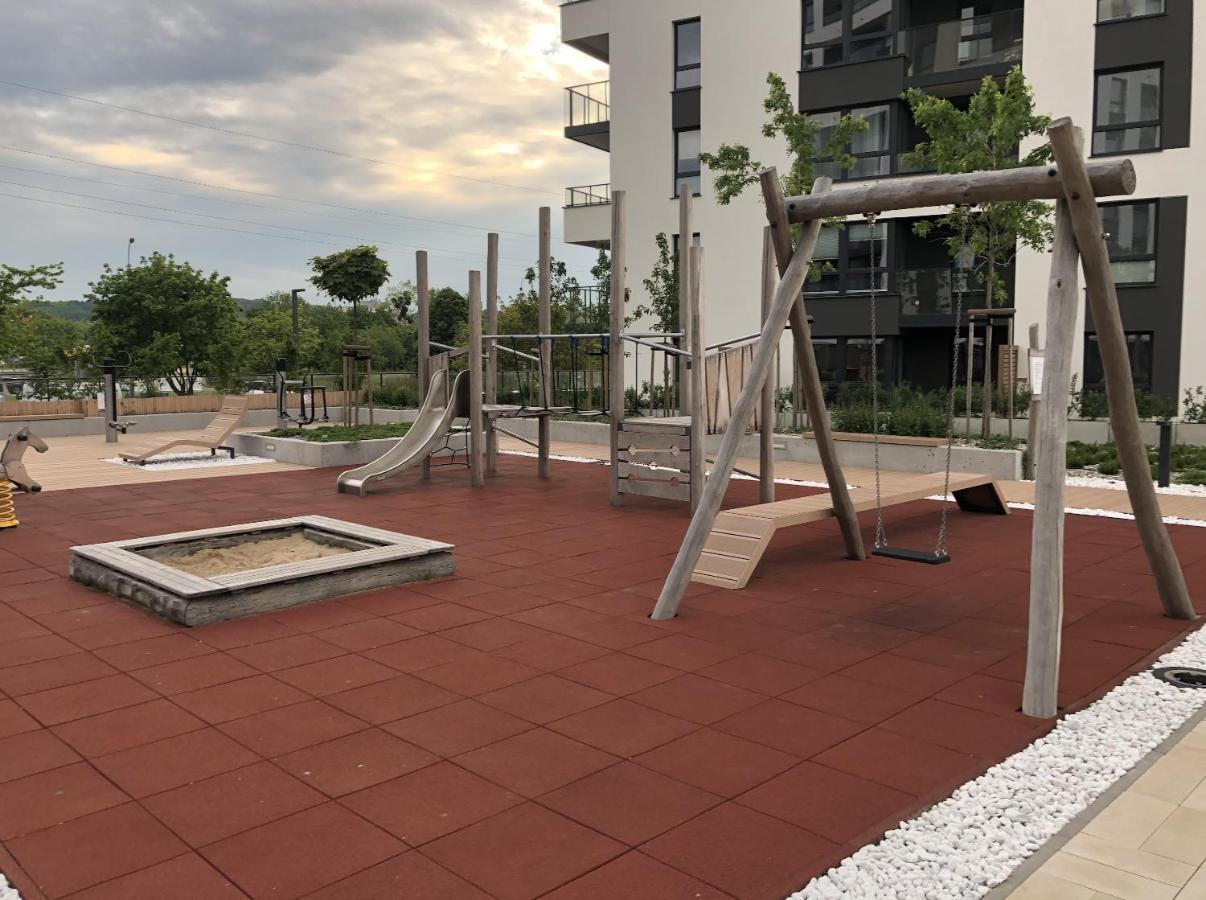 غدانسك Baltic Premium Apartment Z Klimatyzacja Zaspa Vvita المظهر الخارجي الصورة